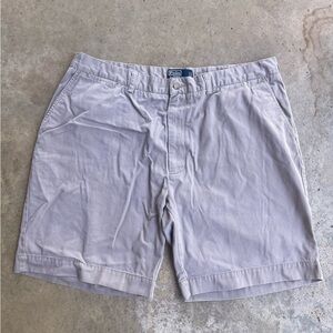 Polo Ralph Lauren Beige Pleated Tyler Chino Shorts